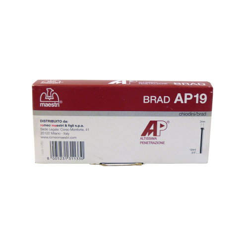 Maestri Brads AP 19 mm